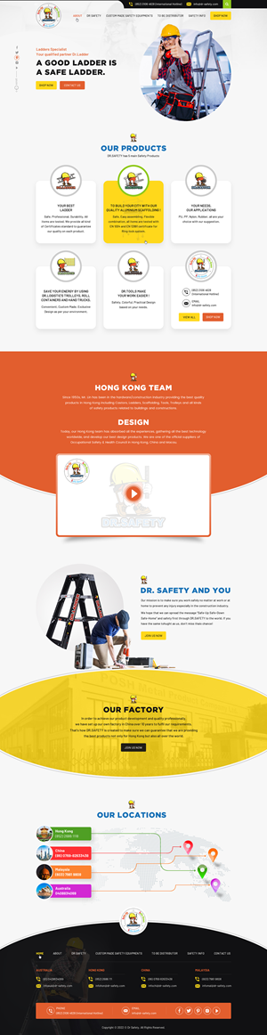 Idea for facelift on local Hong Kong family business website to get ready for International business | Diseño Web por Sbss