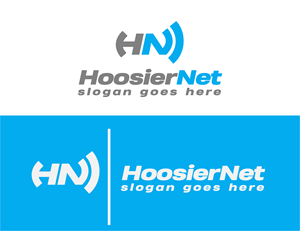 Logo Design by @gus for Hoosier Net | Design: #28632250