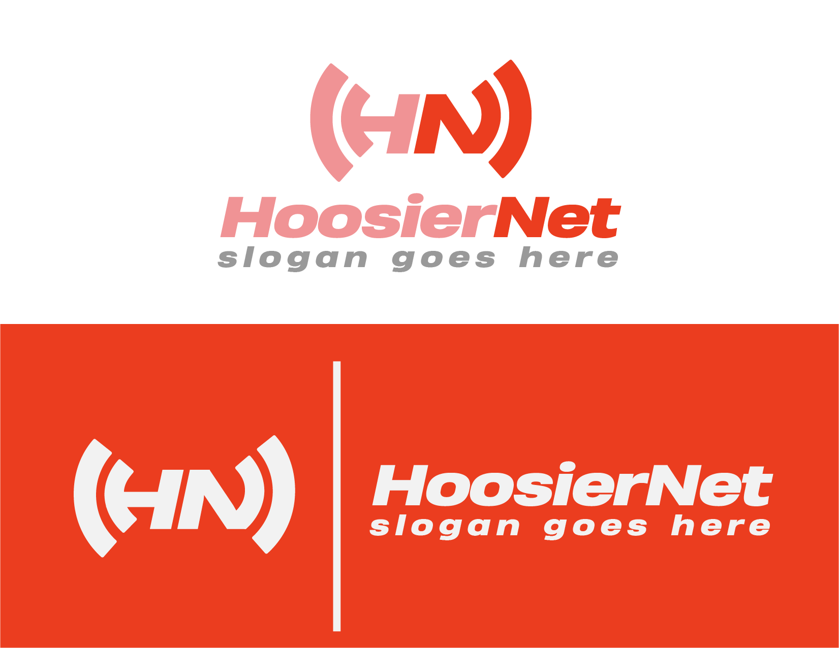 Logo Design by @gus for Hoosier Net | Design #28632548