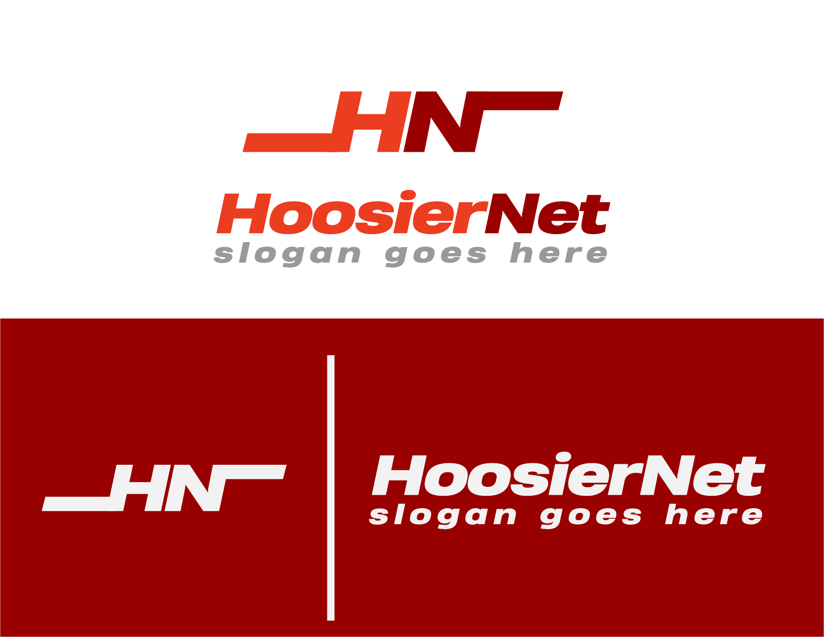Logo Design by @gus for Hoosier Net | Design #28633409