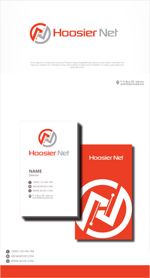 Logo-Design von graphicevolution für Hoosier Net | Design: #28632426