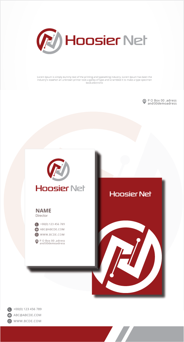 Logo Design by graphicevolution for Hoosier Net | Design #28632528