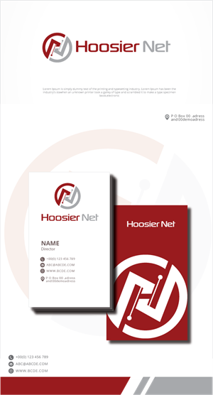 Logo-Design von graphicevolution für Hoosier Net | Design: #28632528