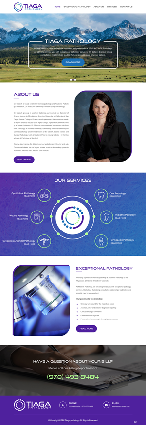 TIAGA Pathology | Diseño Web por pb