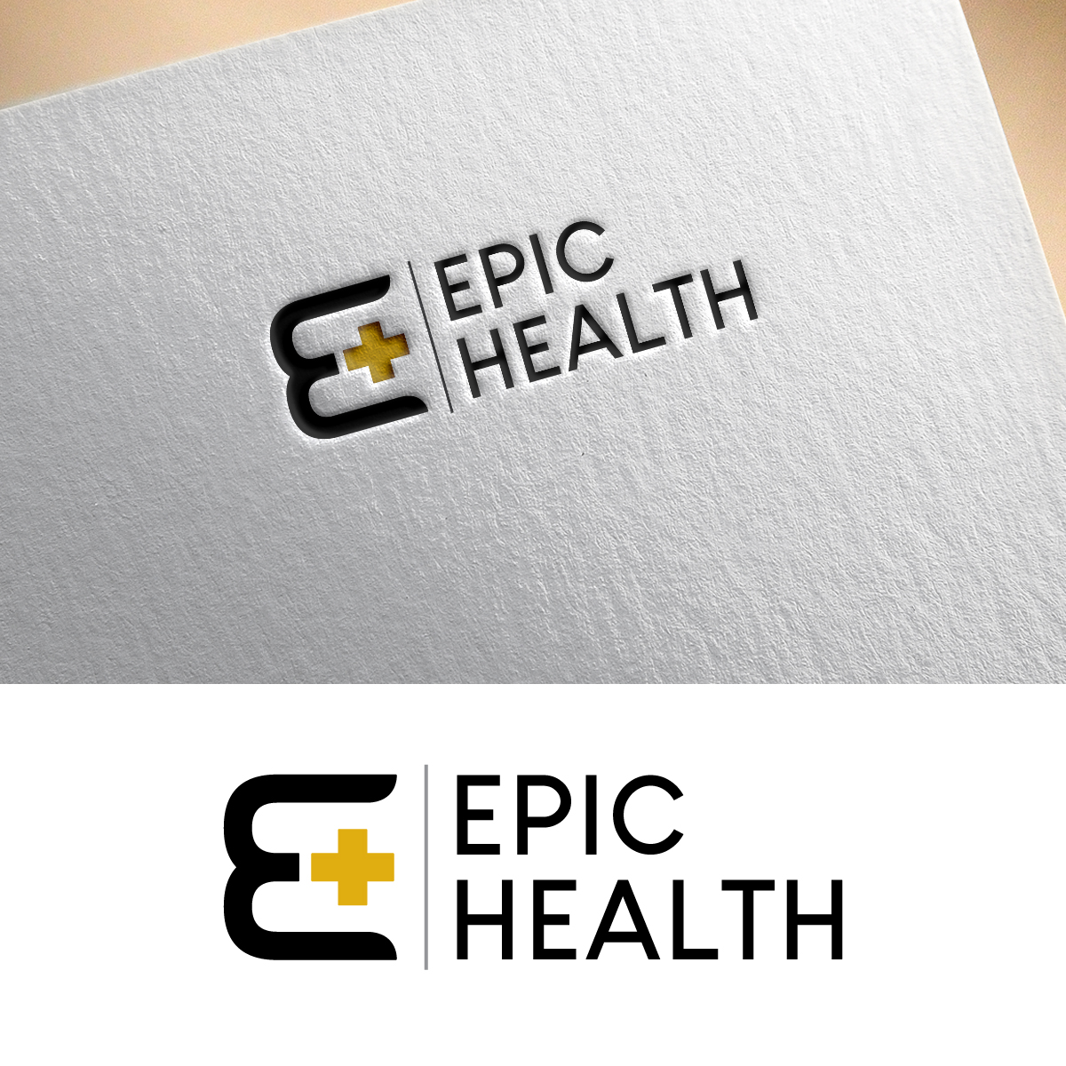 Logo Design by Rueell Artss for Epic Health | Design #28647783