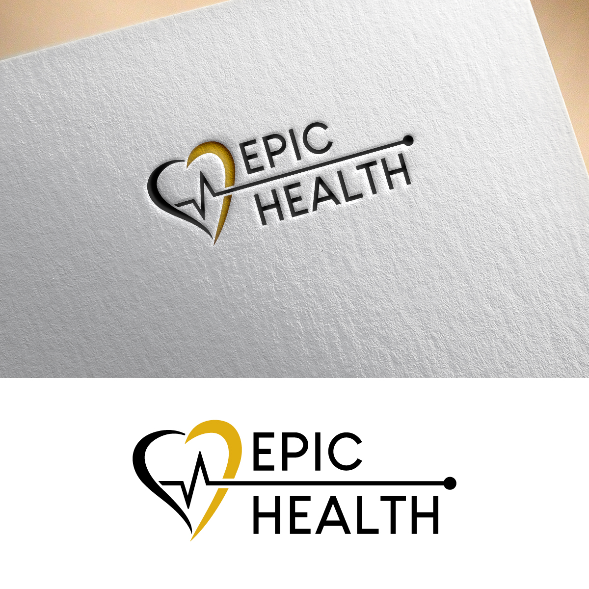 Logo Design by Rueell Artss for Epic Health | Design #28676410