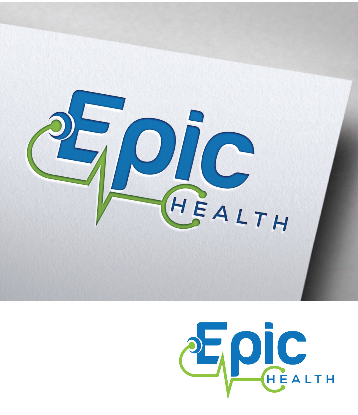 Logo Design by Om Namah Shivay for Epic Health | Design #28652001