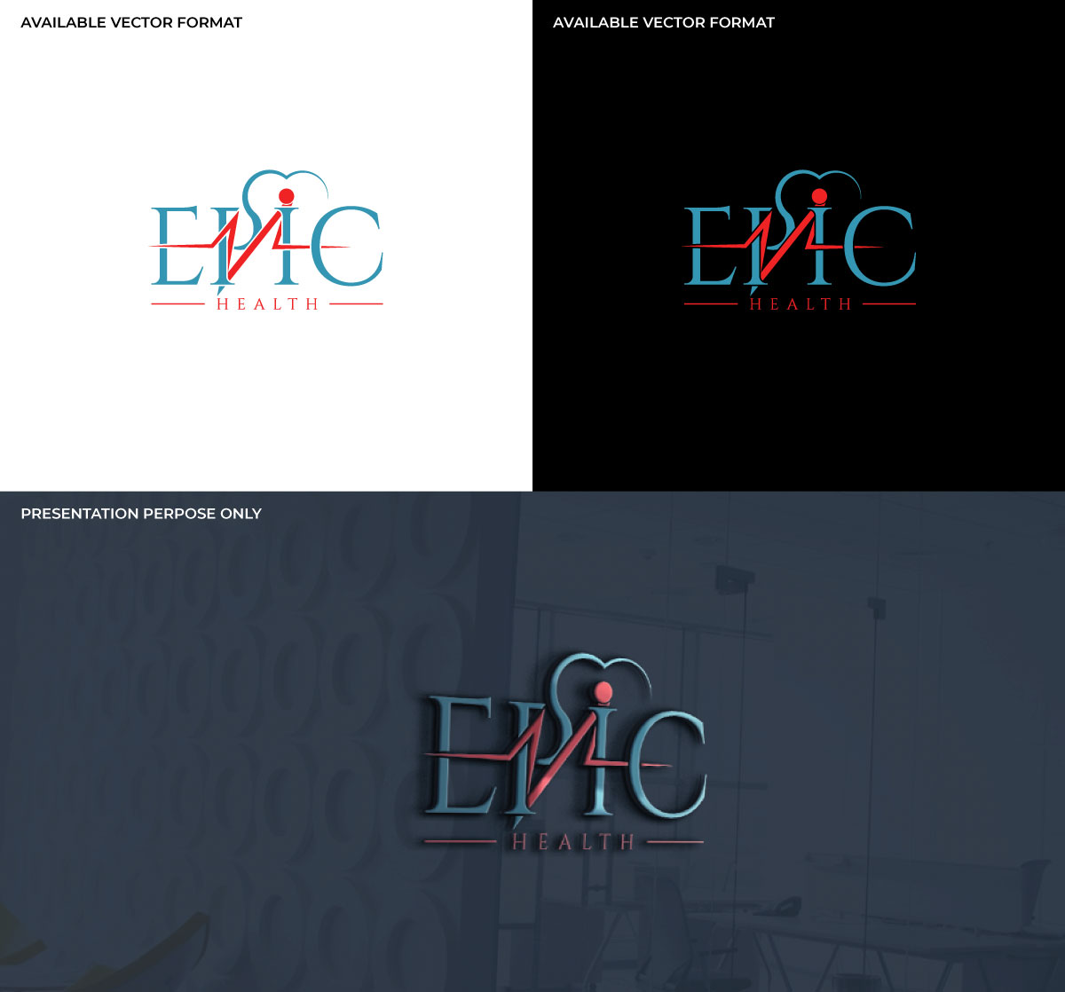 Logo Design by RS_Design for Epic Health | Design #28645184