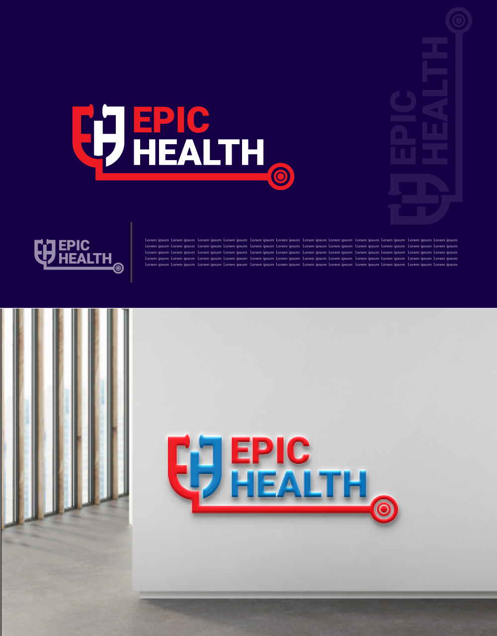 Logo-Design von Mi Design1 für Epic Health | Design #28645544
