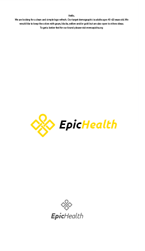 Logo Design by kiwflyer for Epic Health | Design: #28642517