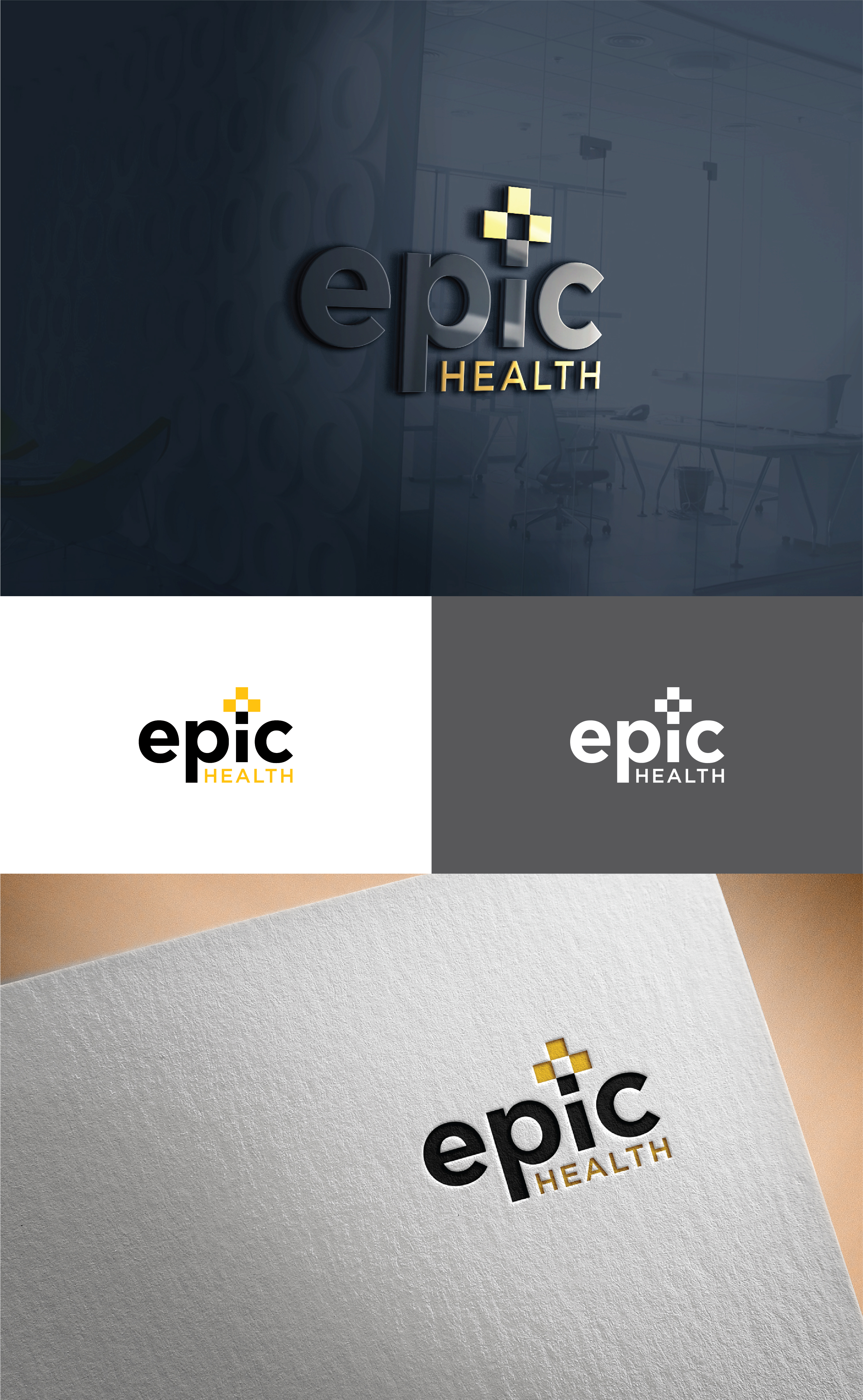 Logo Design by Sunny Deb Nath for Epic Health | Design #28698826