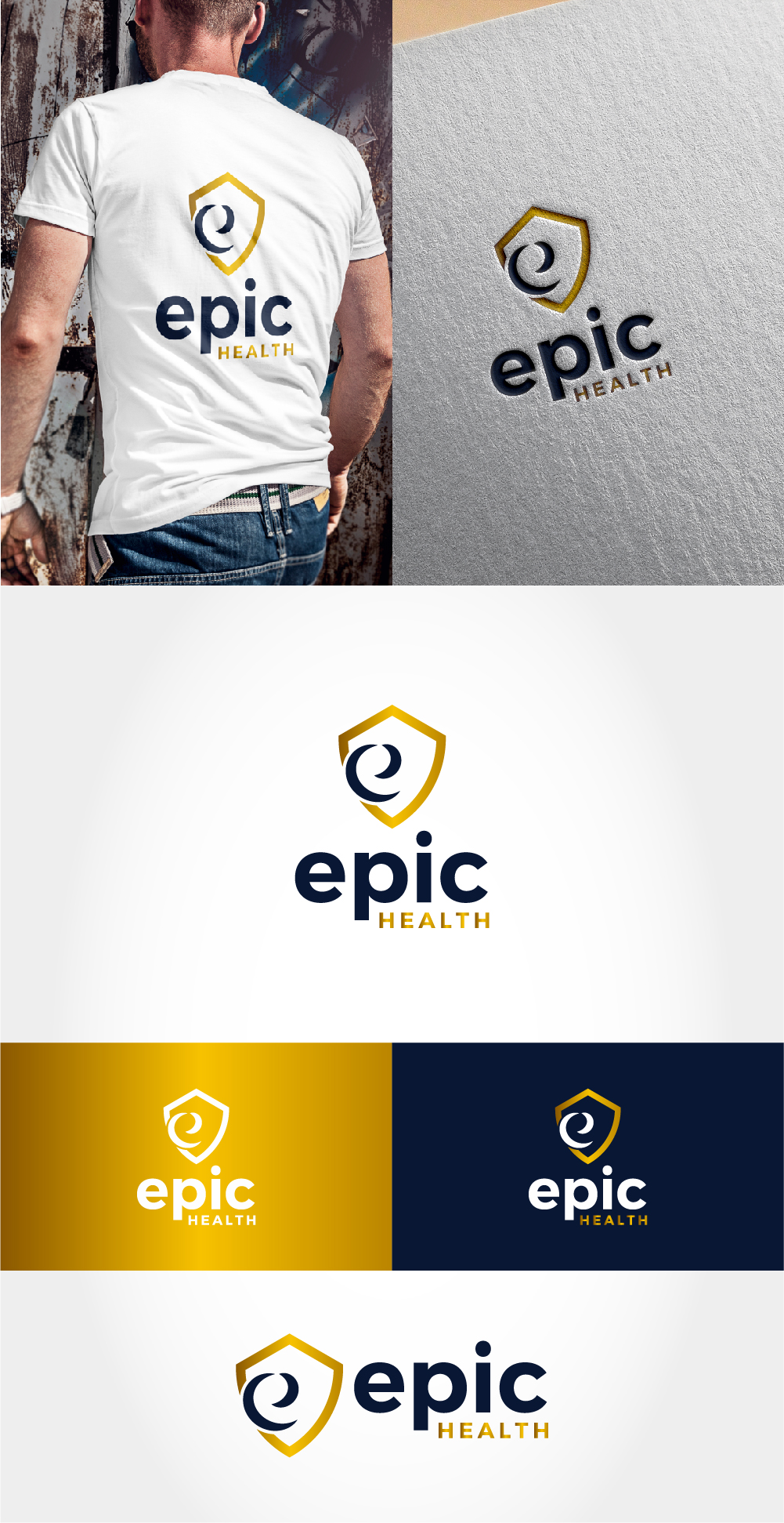 Logo Design by AlphabetZero.co.uk for Epic Health | Design #28653619