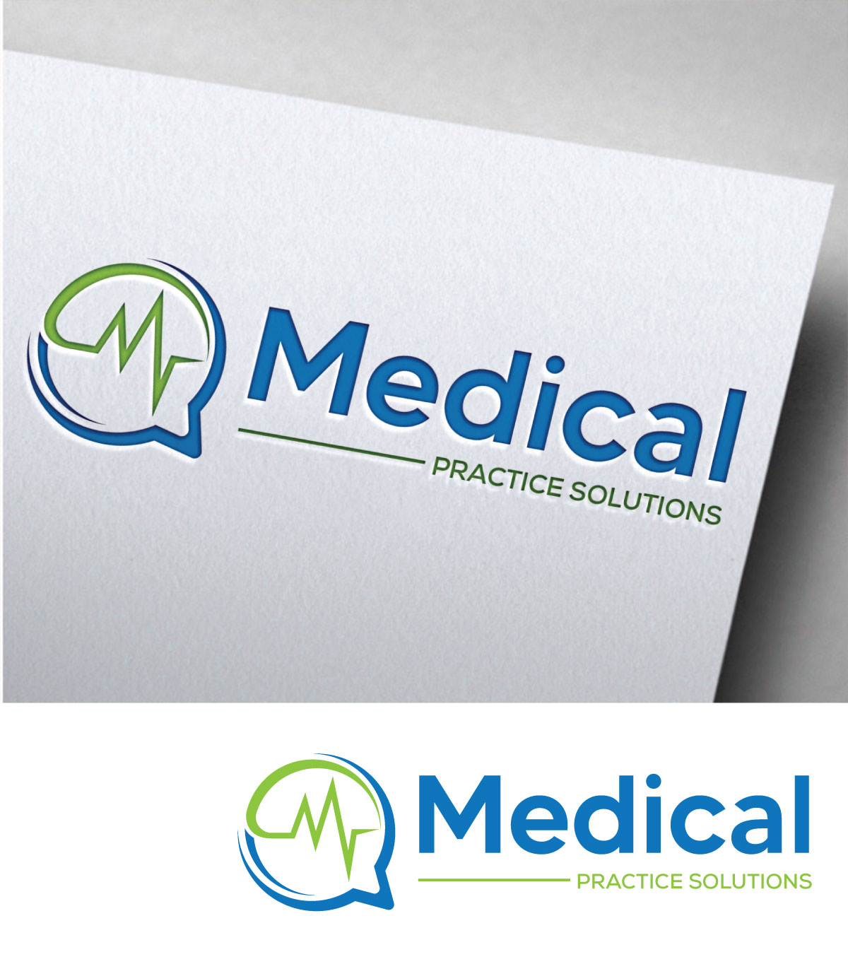 Logo Design by Om Namah Shivay for Medical Practice Solutions | Design #28645200