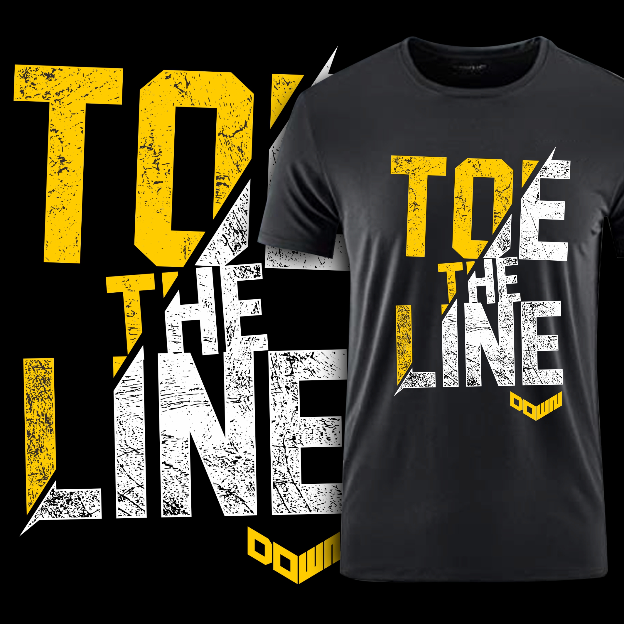 T-shirt Design by guruntool for DOWN APPAREL | Design #28677954