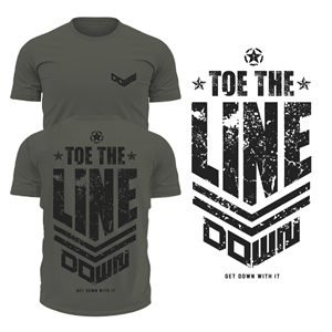 “TOE THE LINE” T-SHIRT DESIGN | T-shirt Design by OR-PiXEL STUDIO ™