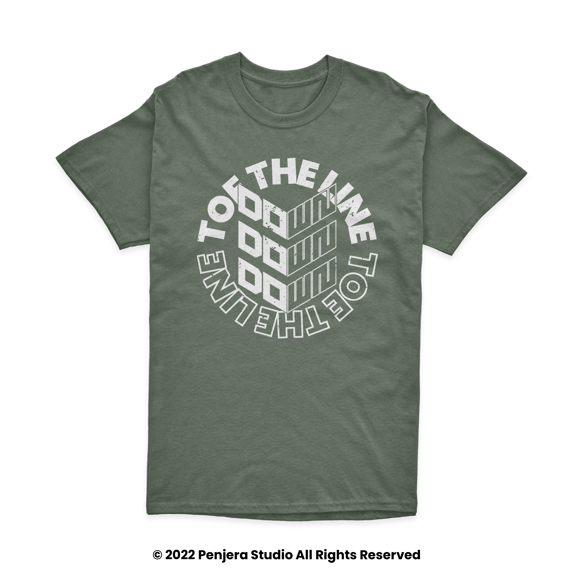 T-shirt Design by penjera_ for DOWN APPAREL | Design #28651305