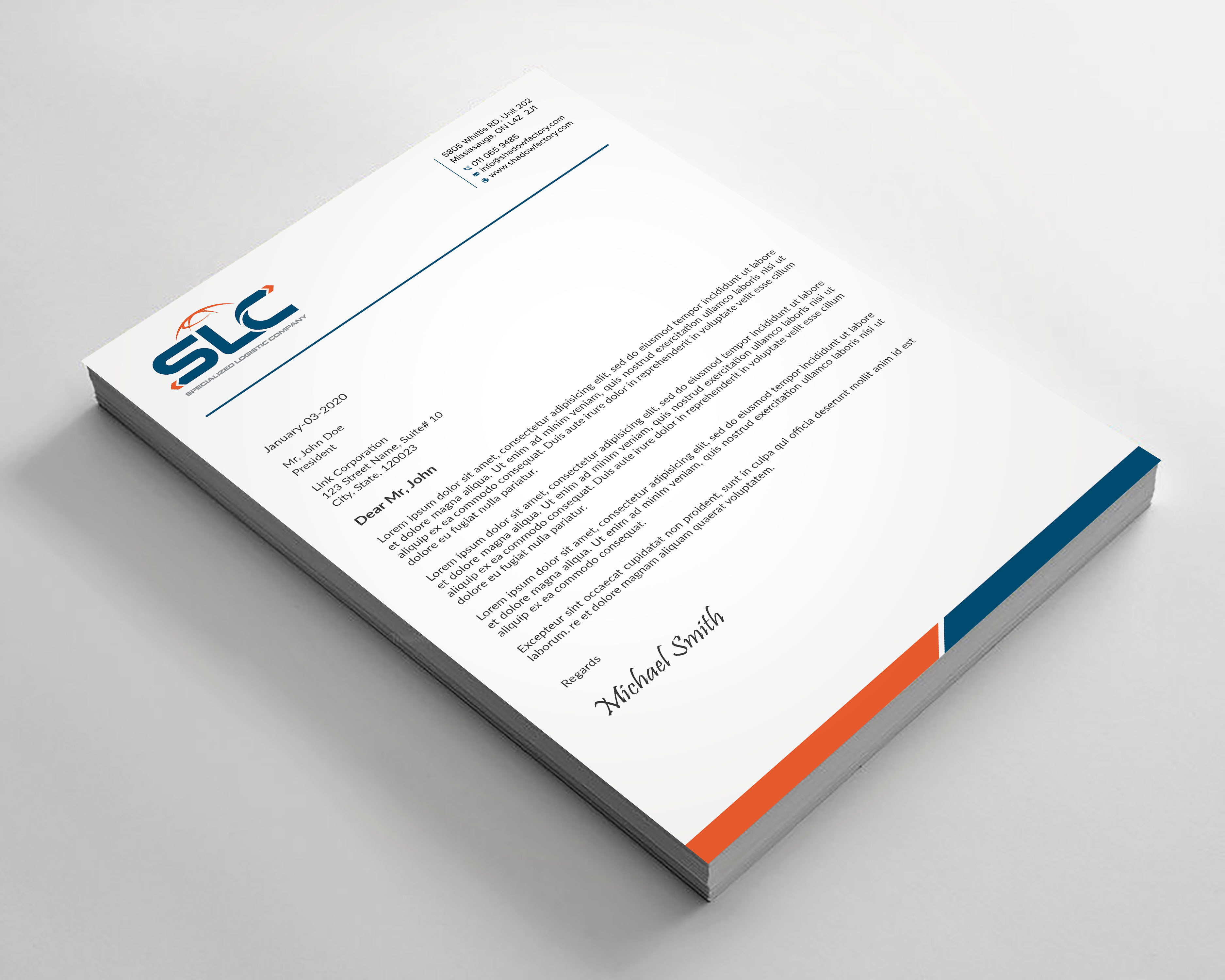 Stationery Design by sadikul islam for this project | Design #28652644