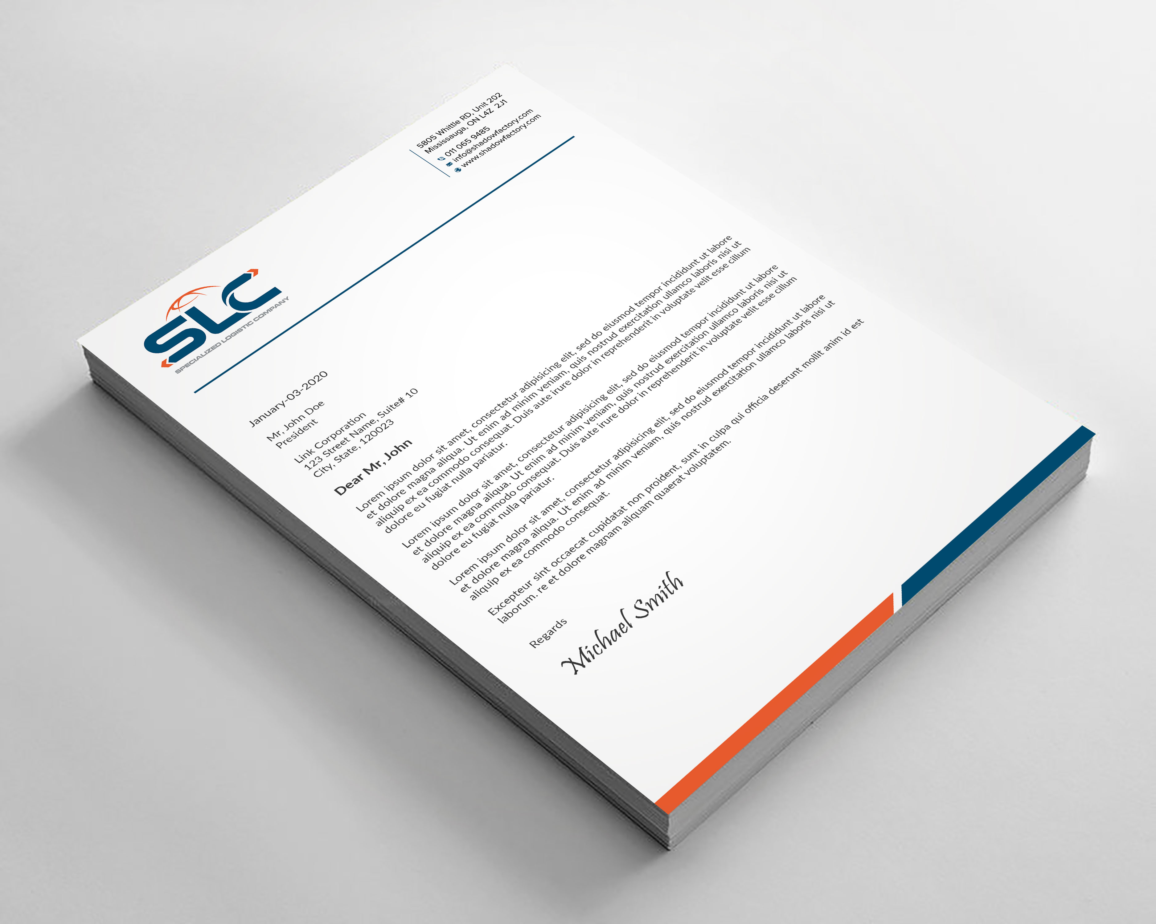 Stationery Design by sadikul islam for this project | Design #28652651