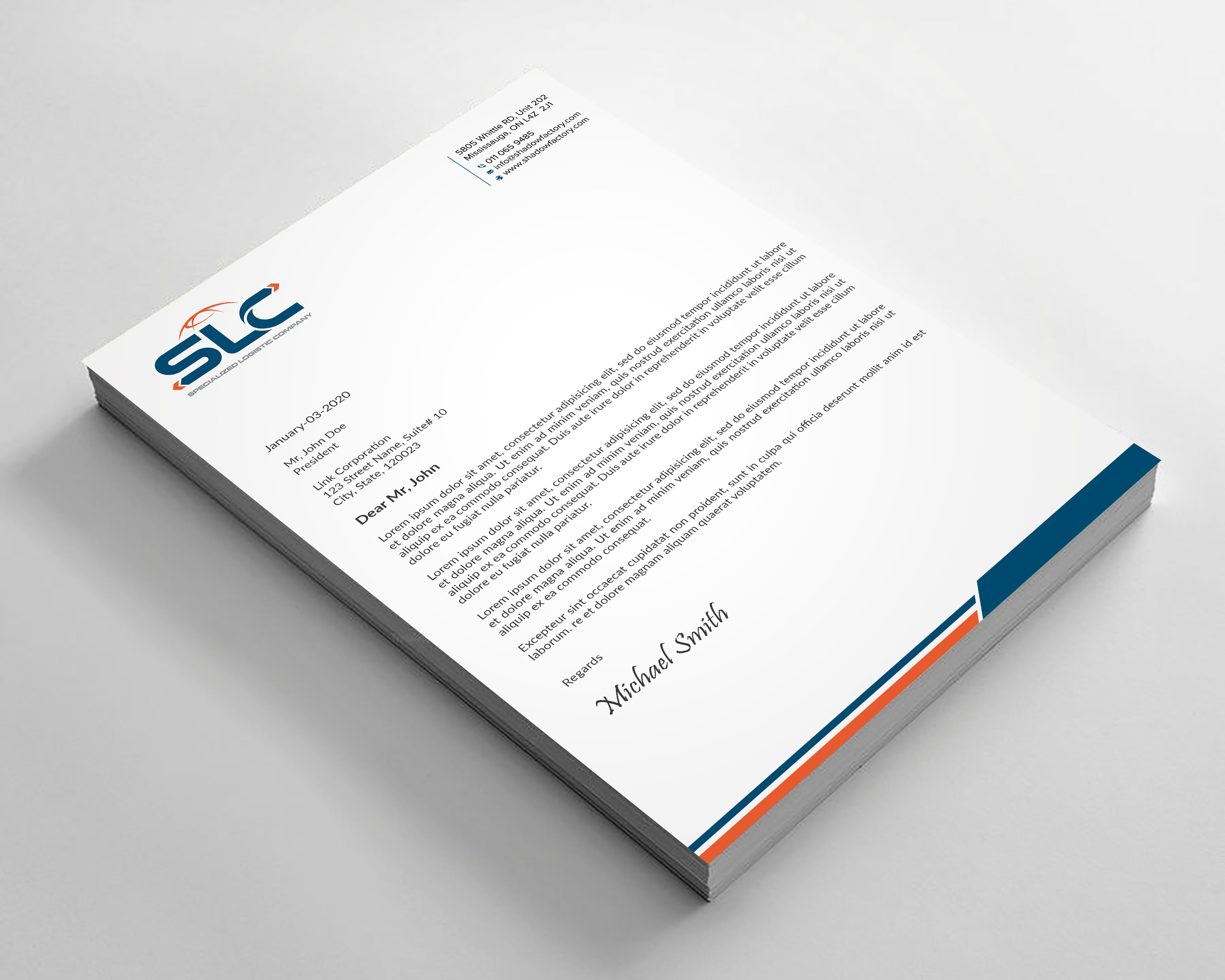 Stationery Design by sadikul islam for this project | Design #28687178