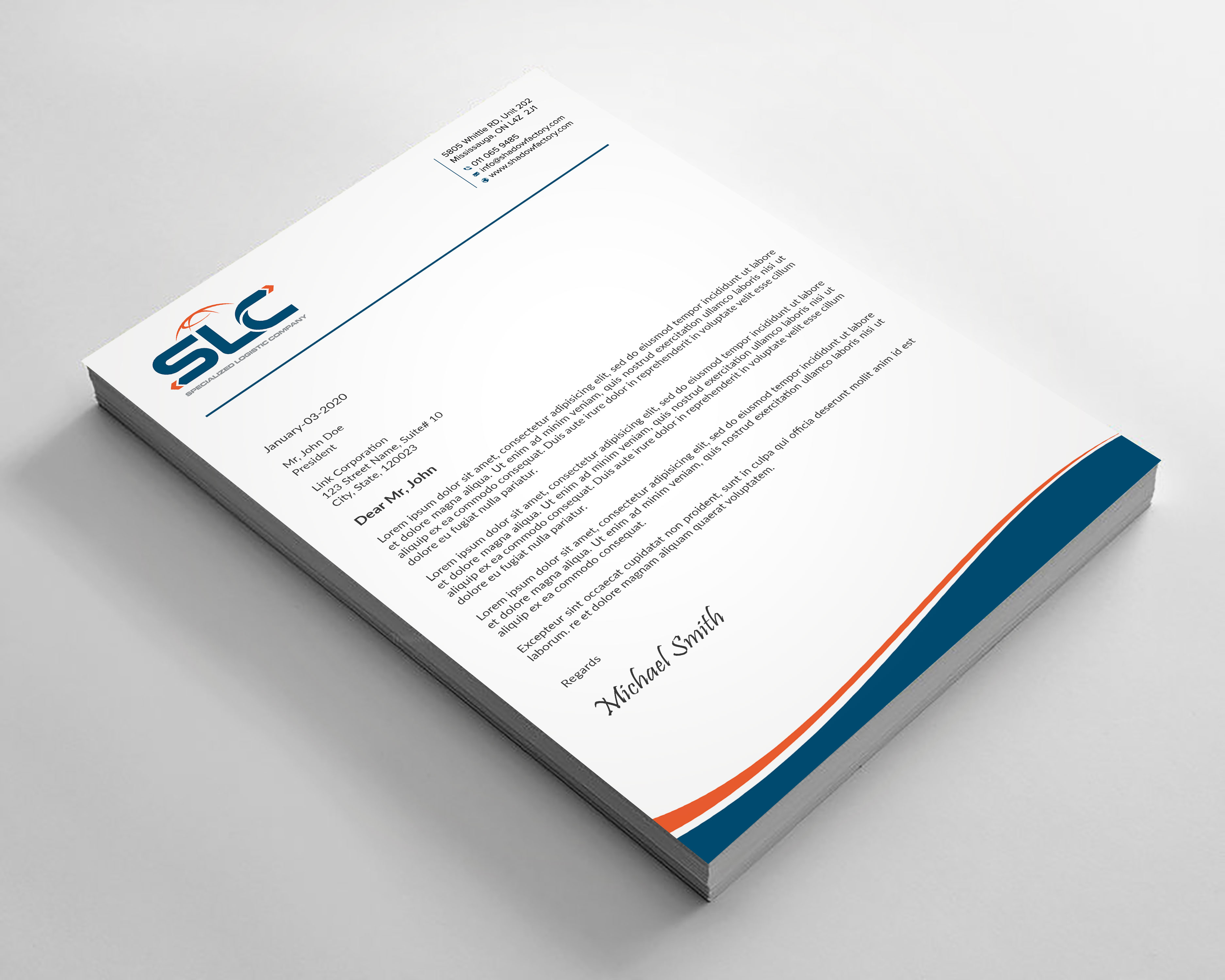 Stationery Design by sadikul islam for this project | Design #28687188