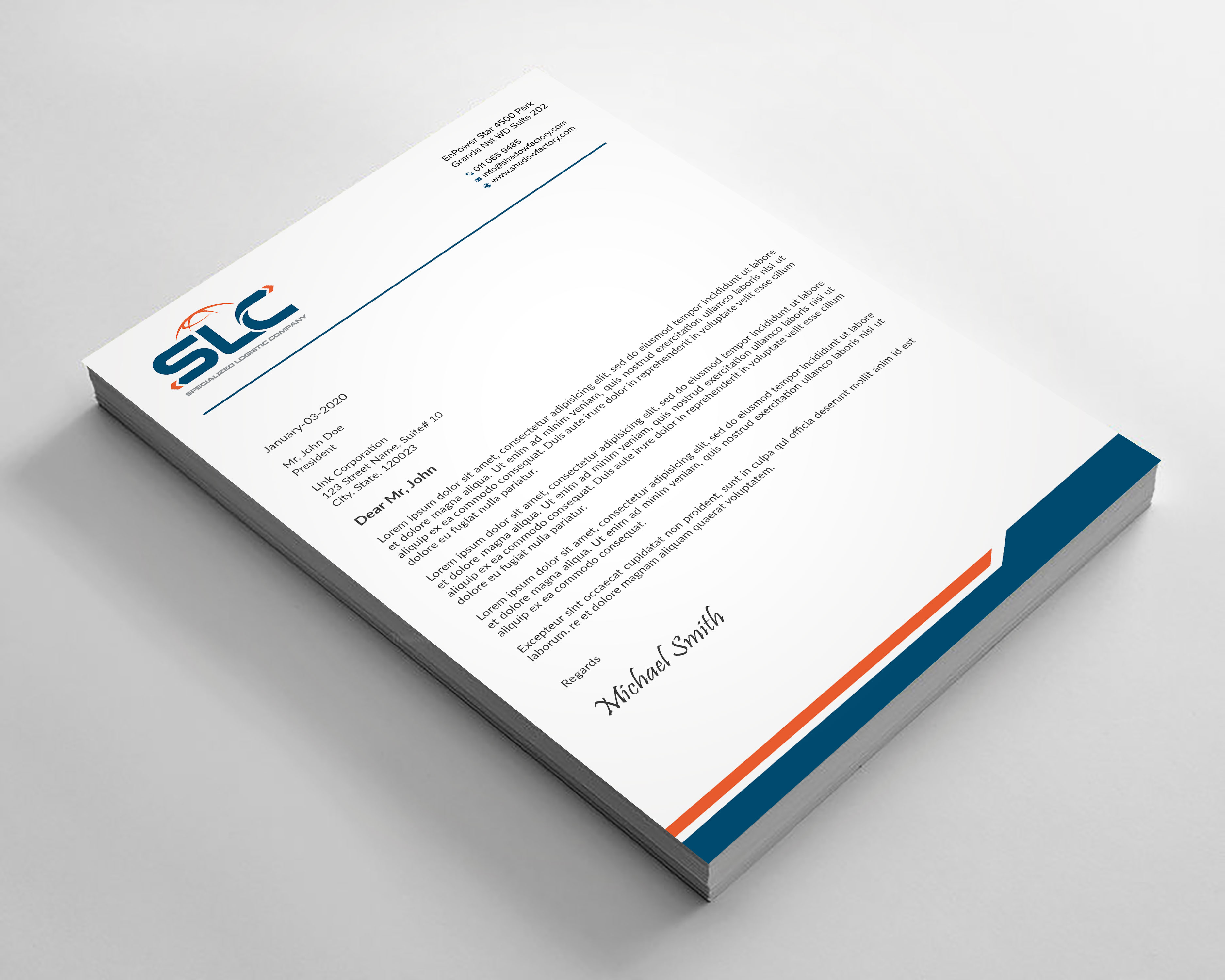 Stationery Design by sadikul islam for this project | Design #28688138