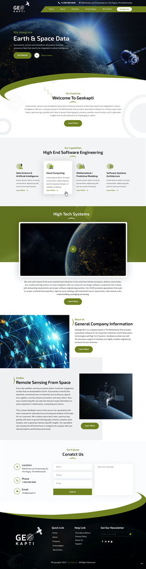 Web Design by pb for this project | Design: #28652047