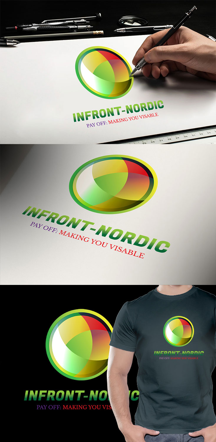 Logo Design by Wonderful design for Infront graphic solutions AB | Design #28656748
