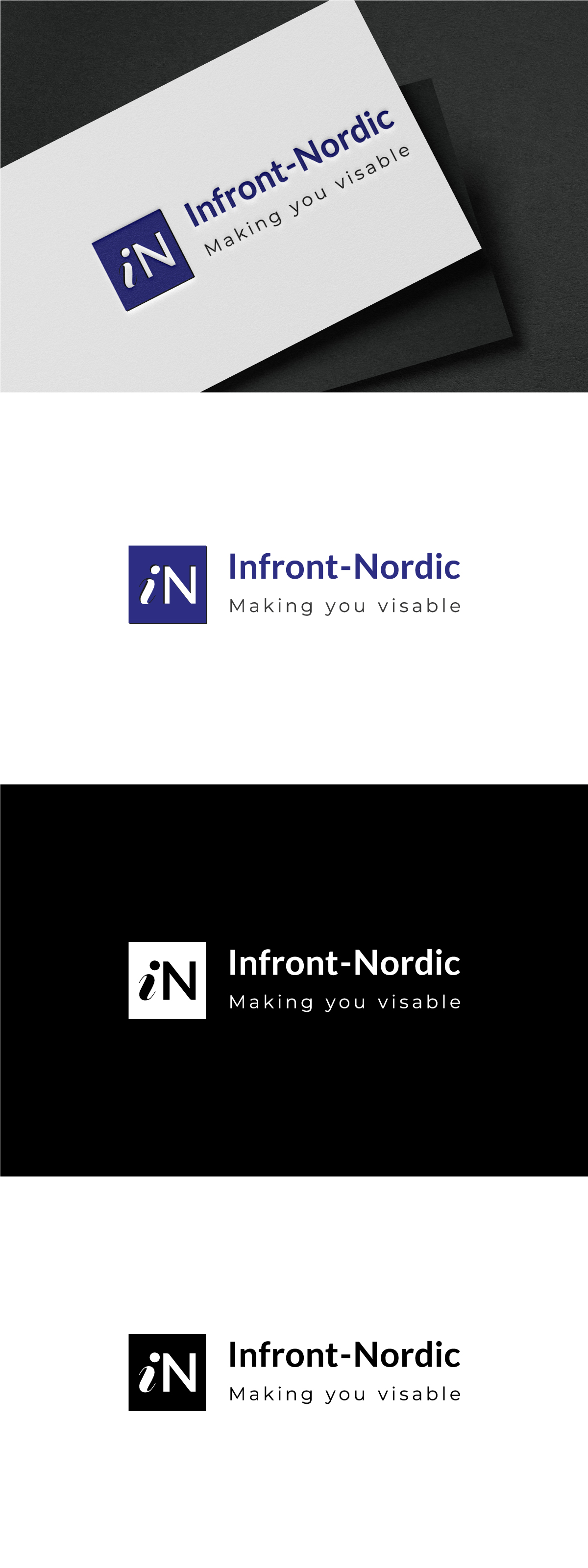 Logo Design by Mohammad_Rasel for Infront graphic solutions AB | Design #28655644