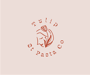 "Tulip St Pasta Co" - OR - just "Tulip" | Logo Design by Meraki*