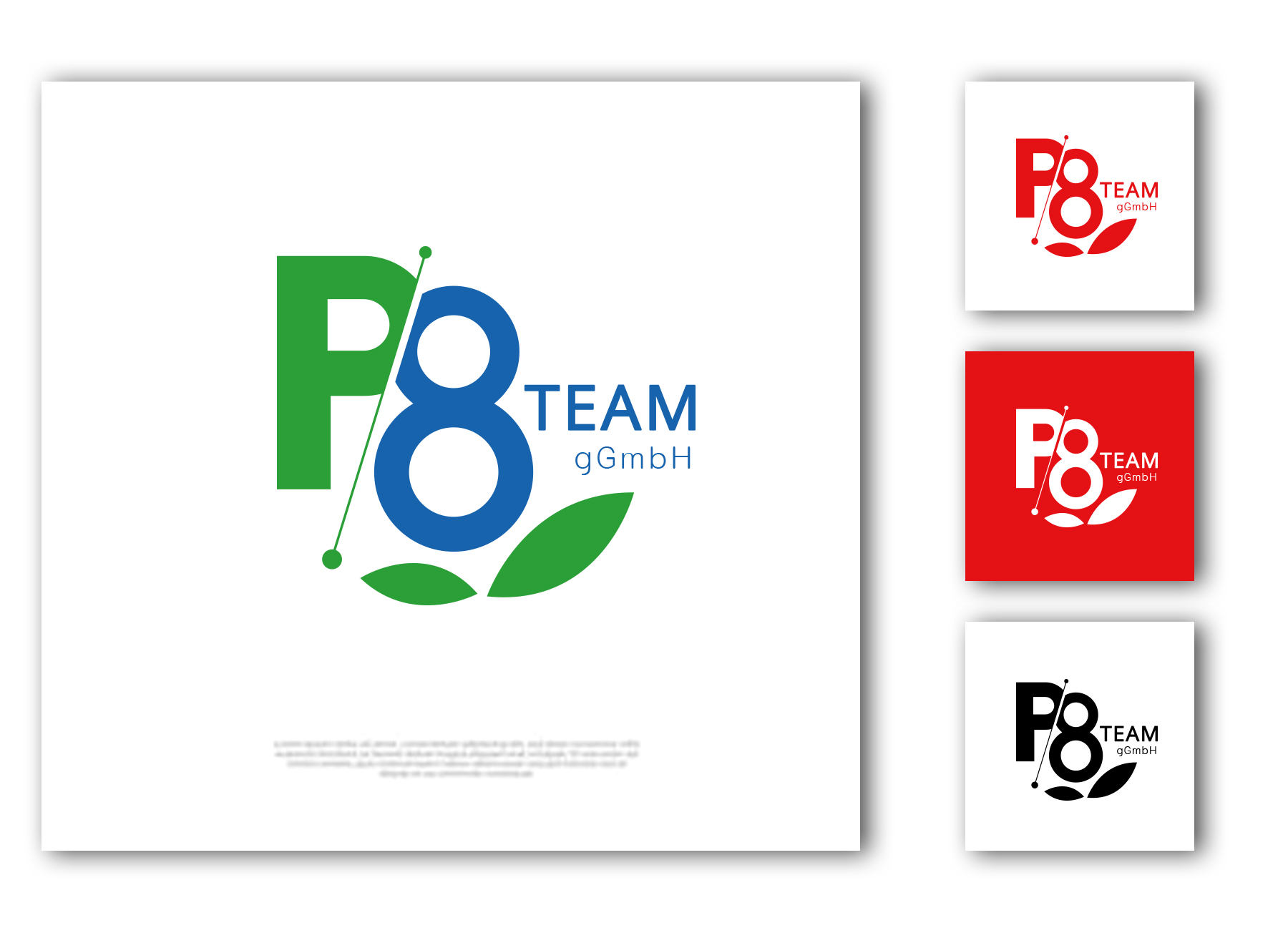 Logo Design by evieplusdesign for P8-Team gGmbH | Design #28665683