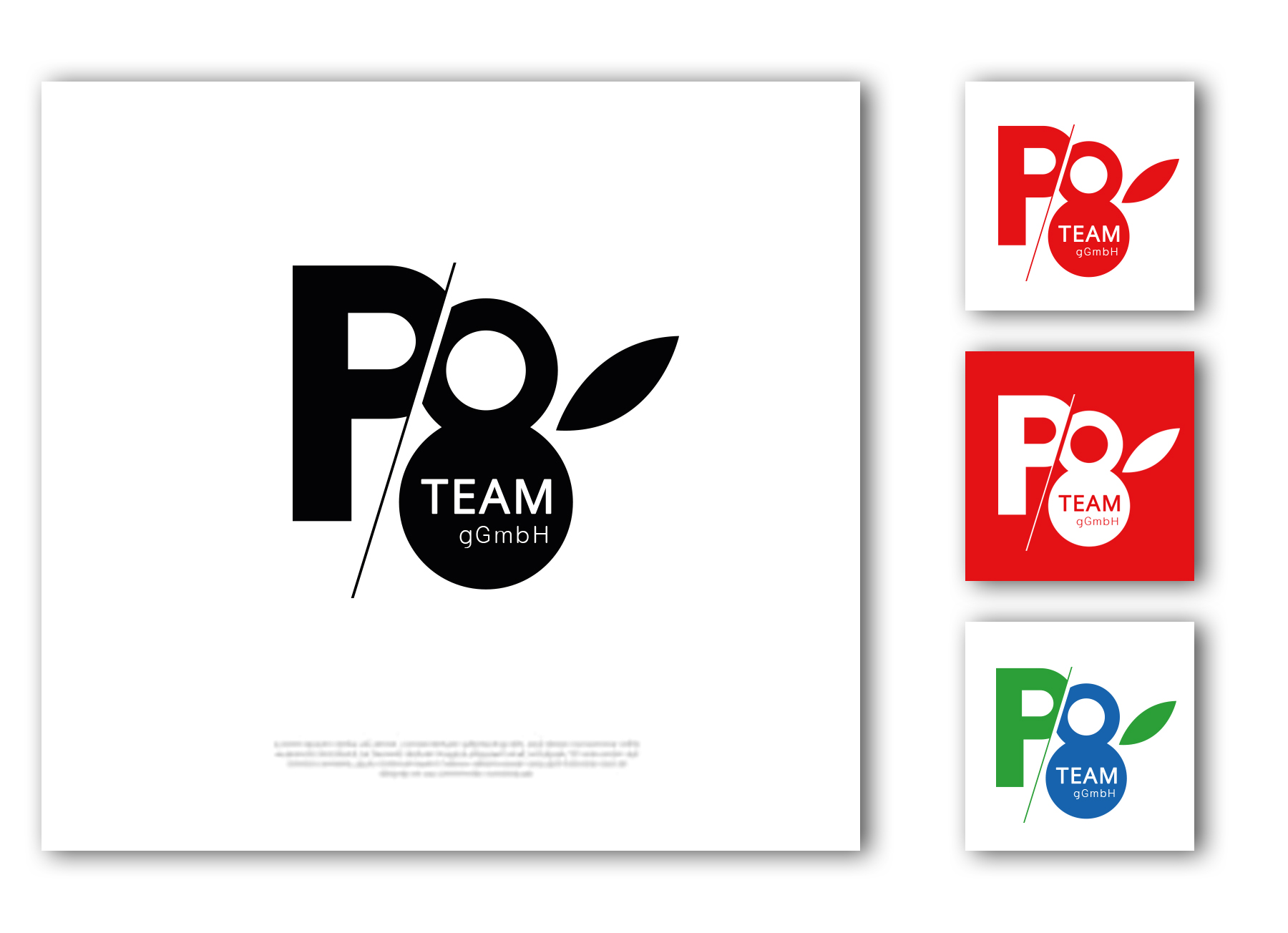 Logo Design by evieplusdesign for P8-Team gGmbH | Design #28665684