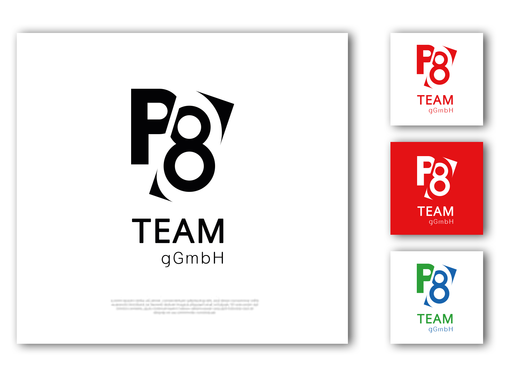 Logo Design by evieplusdesign for P8-Team gGmbH | Design #28665686