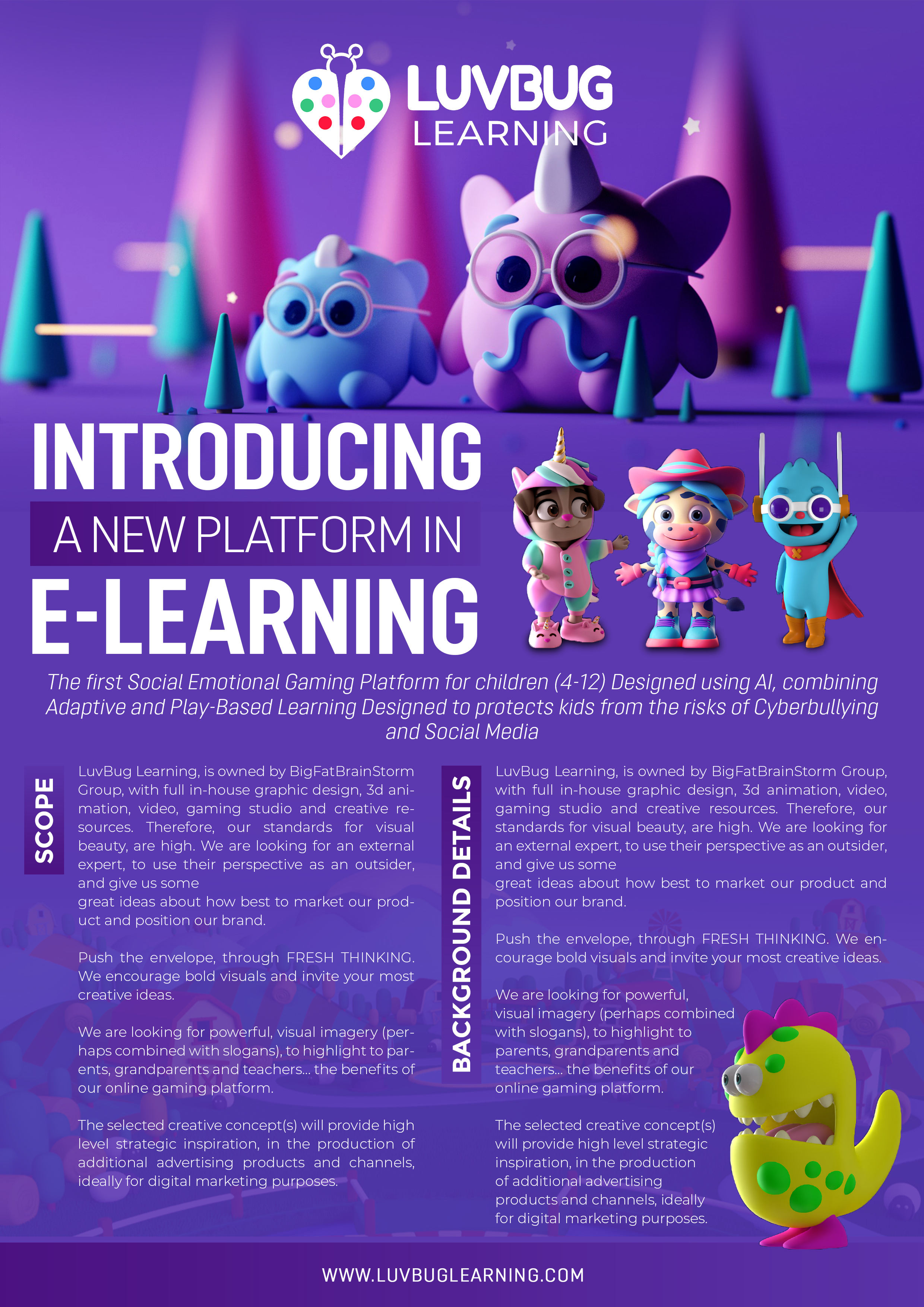 Advertisement Design by aj for BigFatBrainstorm | Design #28655311