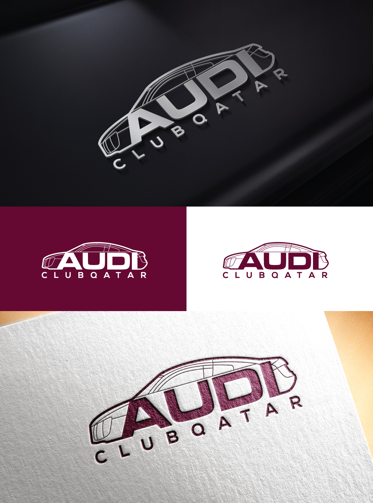 Logo Design by step forward 2 for AudiClubQatar | Design #28654429