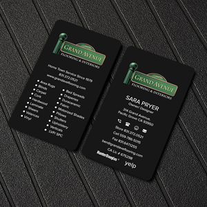 Business Card Design by sadikul islam for Grand Avenue Flooring & Interiors | Design: #28664931