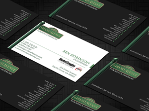 Business Card Design by RENEXIT for Grand Avenue Flooring & Interiors | Design: #28654075
