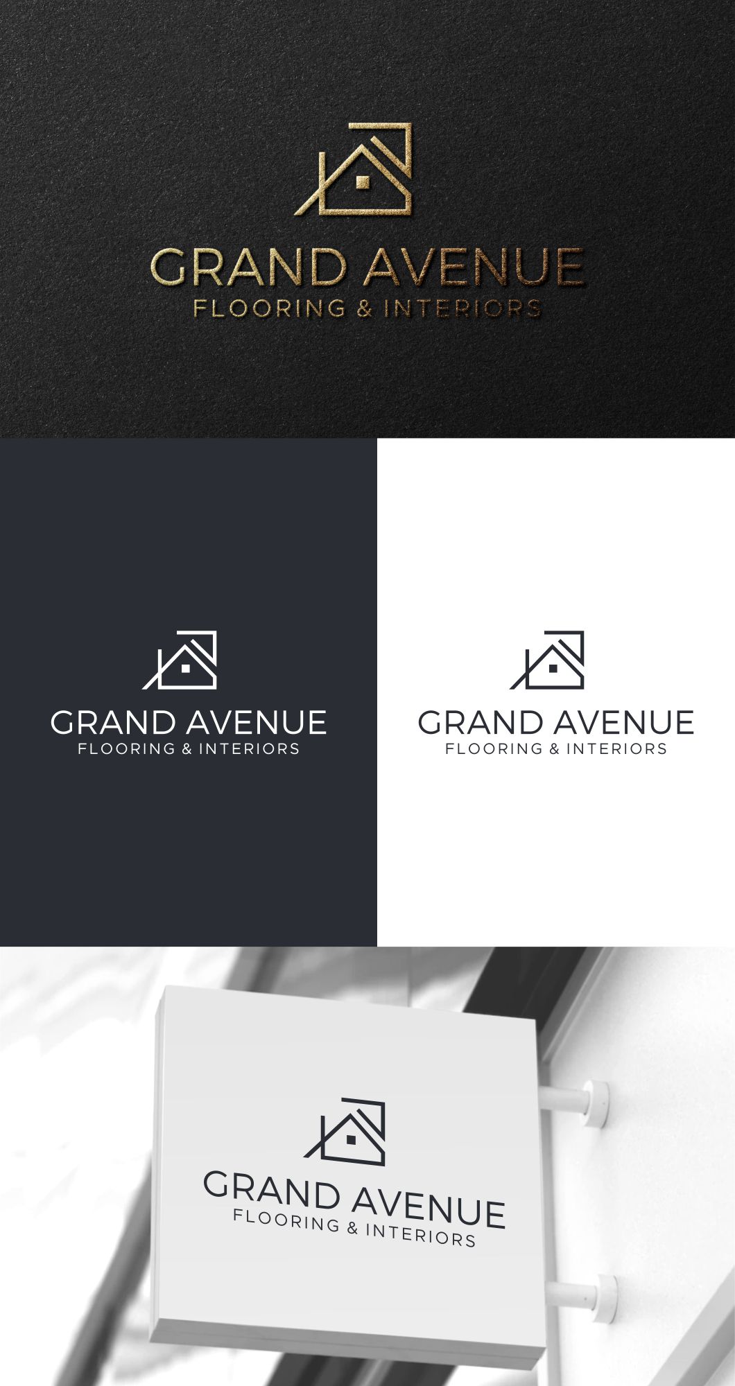 Diseño de Tarjeta de Presentación por GetLogo para Grand Avenue Flooring & Interiors | Diseño #28667759