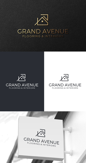 Business Card Design by GetLogo for Grand Avenue Flooring & Interiors | Design: #28667759