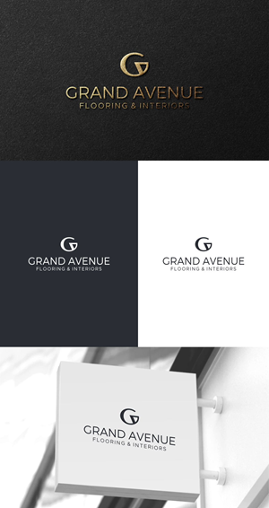 Business Card Design by GetLogo for Grand Avenue Flooring & Interiors | Design: #28667760