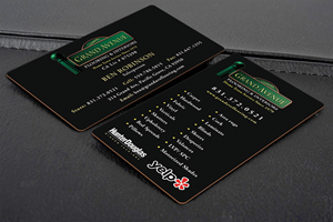 Business Card Design by Creative Moon Design for Grand Avenue Flooring & Interiors | Design: #28662773
