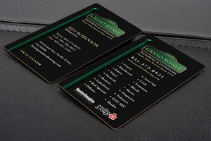 Business Card Design by Creative Moon Design for Grand Avenue Flooring & Interiors | Design: #28662774