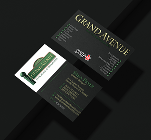 Business Card Design by Verified artistry (Design garden) for Grand Avenue Flooring & Interiors | Design: #28663272