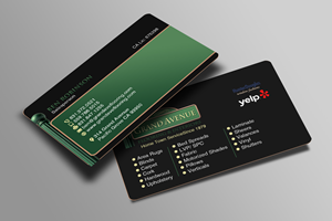 Business Card Design by Creations Box 2015 for Grand Avenue Flooring & Interiors | Design: #28657192