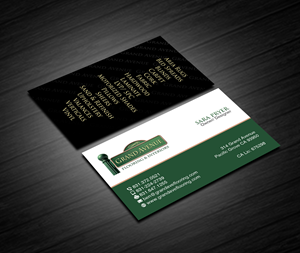 Business Card Design by Creations Box 2015 for Grand Avenue Flooring & Interiors | Design: #28699154