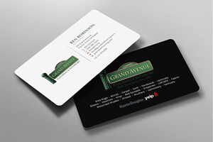 Business Card Design by chandrayaan.creative for Grand Avenue Flooring & Interiors | Design: #28655654