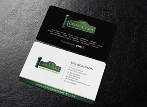 Business Card Design by chandrayaan.creative for Grand Avenue Flooring & Interiors | Design: #28655657
