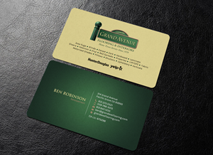 Business Card Design by chandrayaan.creative for Grand Avenue Flooring & Interiors | Design: #28655658