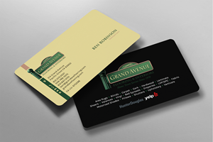 Business Card Design by chandrayaan.creative for Grand Avenue Flooring & Interiors | Design: #28655663