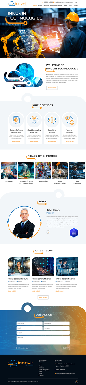 Web Design by Starlyn DS for this project | Design: #28655376