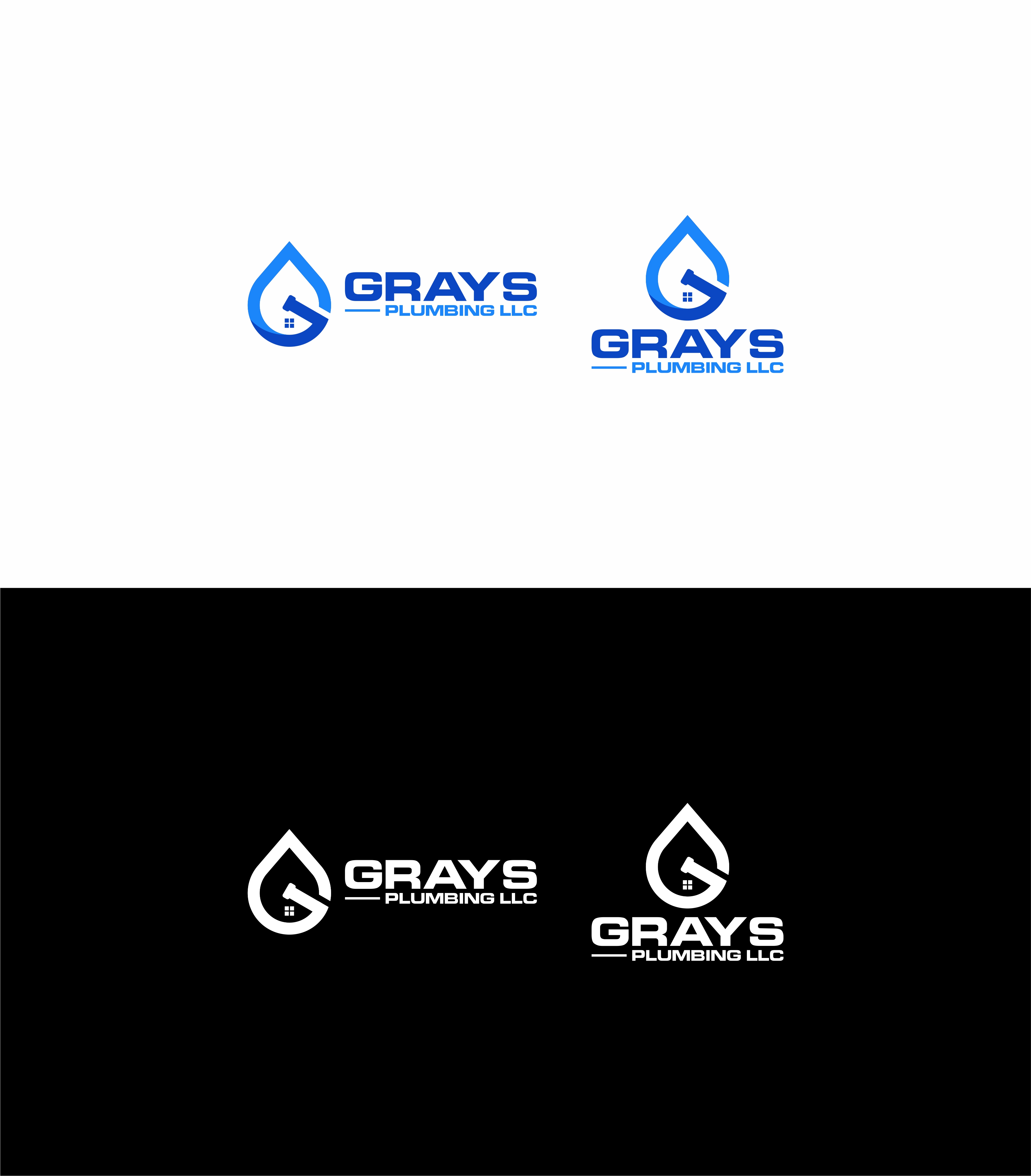 Logo Design by big daddy bojat for Grays Plumbing LLC  | Design #28672869